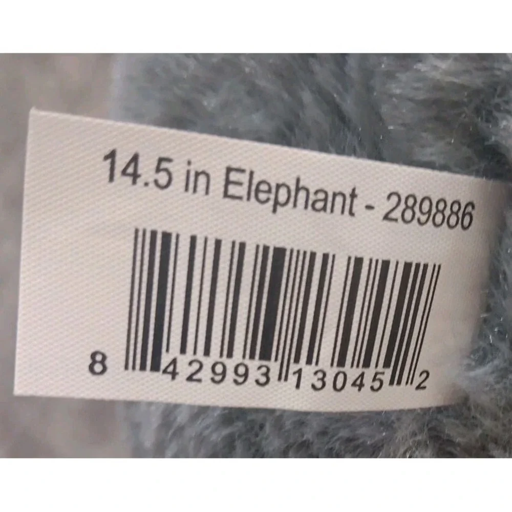 Elephant Plush Stuffed Animal 14.5